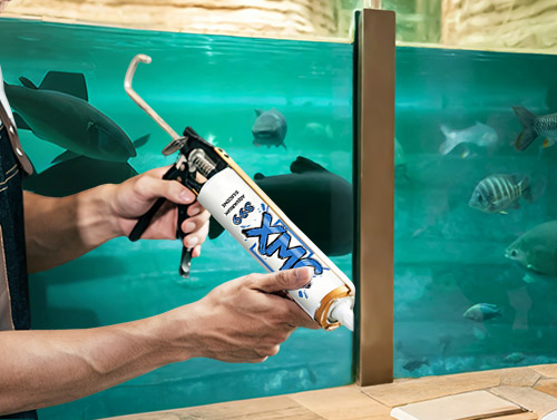 Scellant silicone pour aquarium