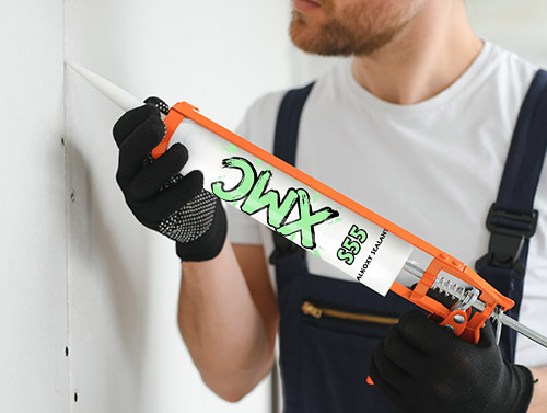 Scellant silicone pour salle blanche