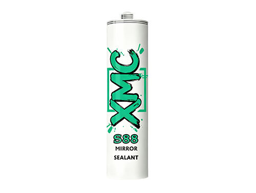 Mastic silicone miroir