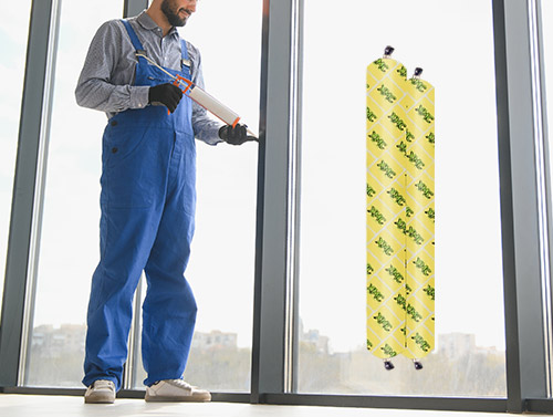 Mastic silicone neutre et résistant aux intempéries