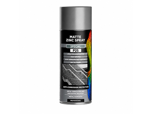Peinture en aérosol spéciale zinc mate